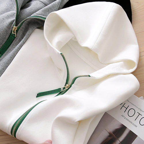 Damen Sportliche Jacke mit Kapuze Nord Taschen