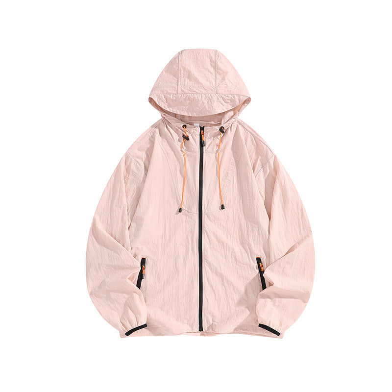 Herren Leichte Outdoorjacke mit Kapuze und praktischen Reißverschlusstaschen Nord Taschen