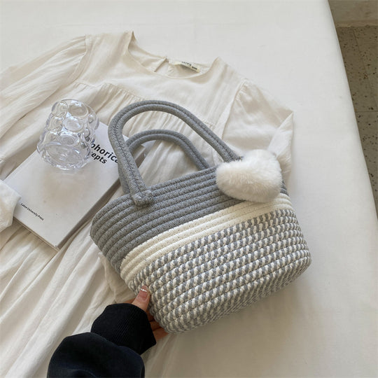 Damen Strandtasche mit elegantem gewebten Design Nord Taschen