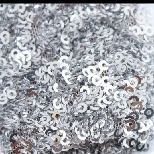 Damen Glitzerndes Pailletten-Minikleid mit langen Ärmeln und schmaler Silhouette Nord Taschen