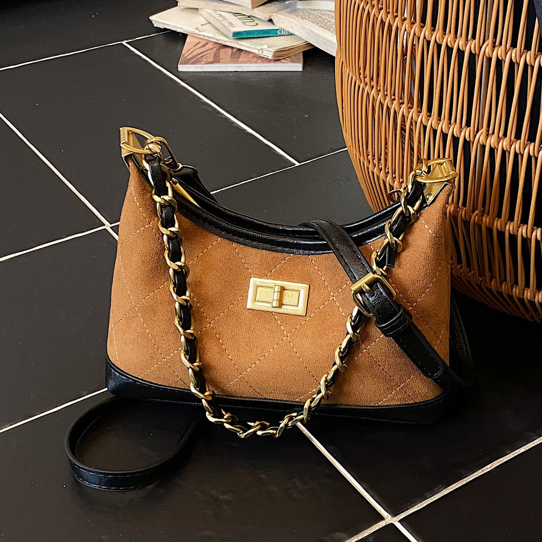 Damen modische Hobo-Tasche aus hochwertigem Wildleder Nord Taschen
