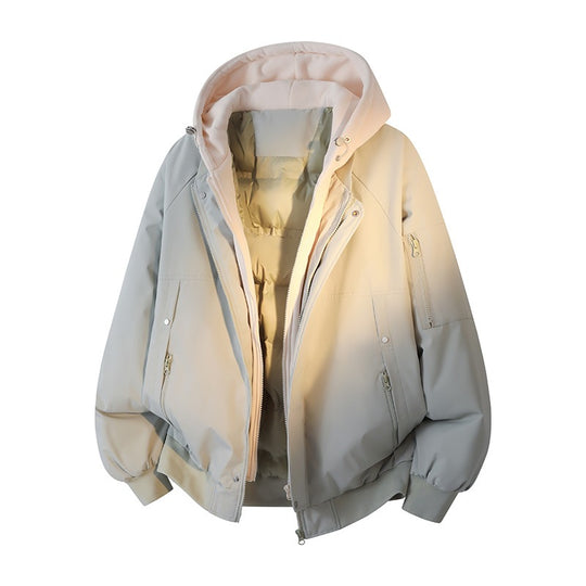 Herren Wasserabweisende Layering-Bomberjacke mit herausnehmbarer Kapuzen-Innenjacke Nord Taschen