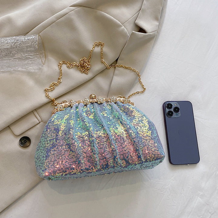 Damen glamouröse Abendtasche mit funkelnden Strassdetails Nord Taschen