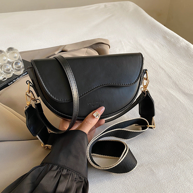 Damen Umhängetasche mit elegantem Kurvenmuster und praktischen Fächern Nord Taschen