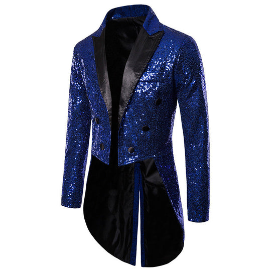 Herren glamouröser Paillettenblazer mit exklusivem Design Nord Taschen