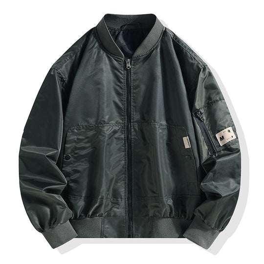 Herren Sportliche Leichte Bomberjacke Nord Taschen