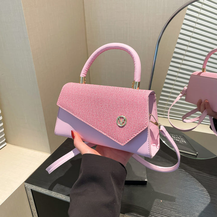 Damen Clutch mit edler Struktur und abnehmbarem Schulterriemen Nord Taschen