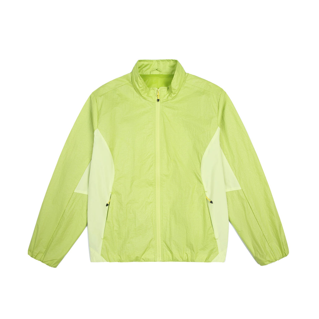 Damen Ultraleichte Lauf- und Windjacke mit Stehkragen und Mesh-Futter Nord Taschen