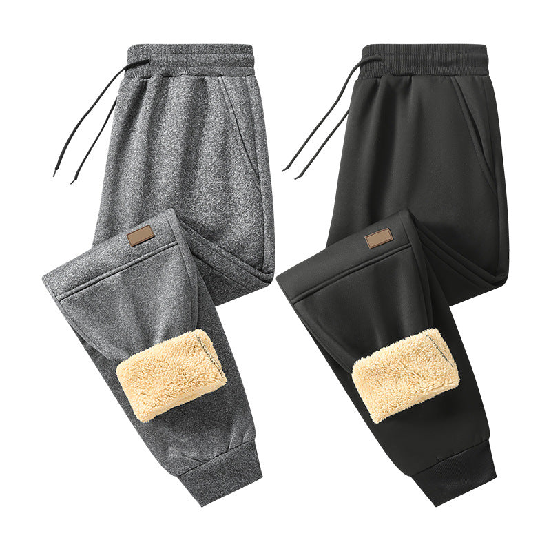Herren Gefütterte Cozy‑Tech Jogginghose mit Teddy‑Innenfutter, Kordelbund & Bündchen Nord Taschen