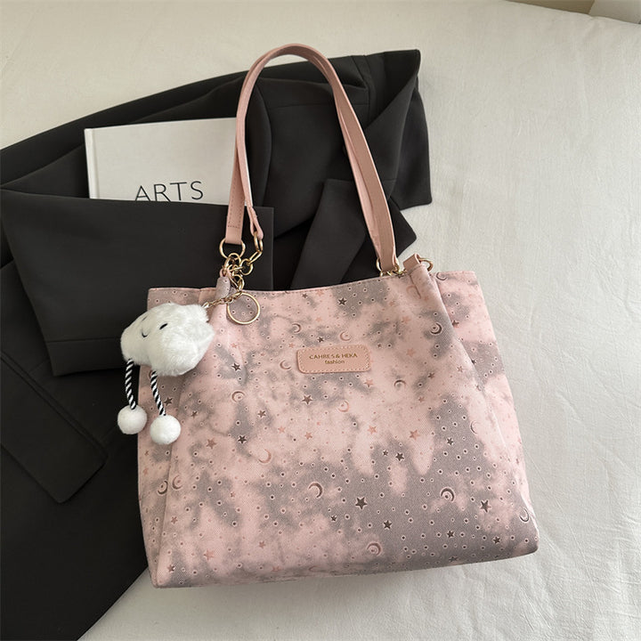 Damen modische Tote Bag mit verspieltem Anhänger Nord Taschen
