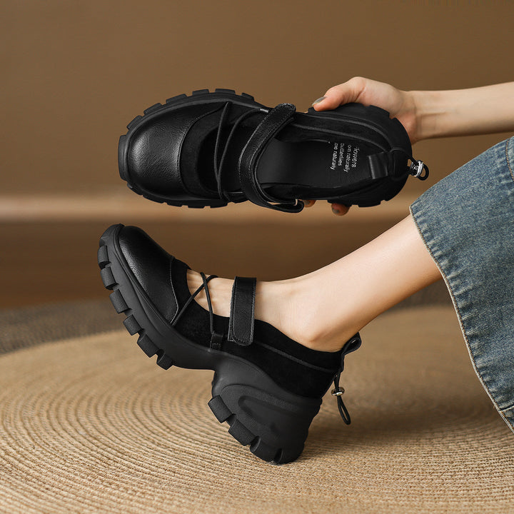 Damen modische Slingback-Schuhe mit elastischen Riemen und bequemer Sohle