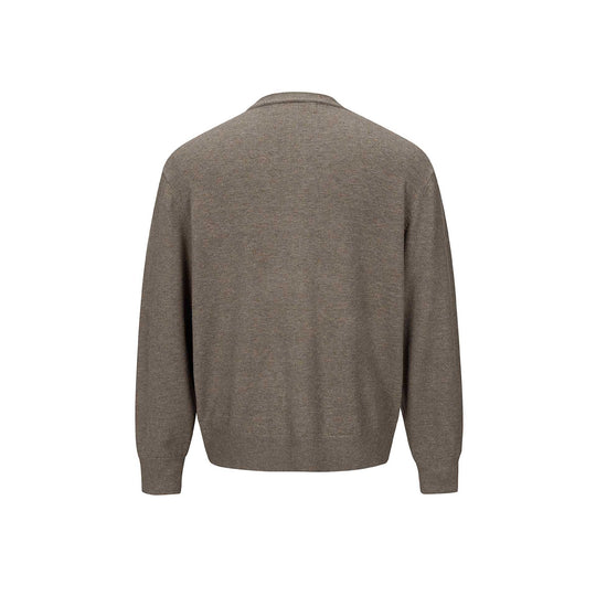 Herren Feinstrick-Cardigan mit Rundhals, durchgehender Knopfleiste und geripptem Saum Nord Taschen