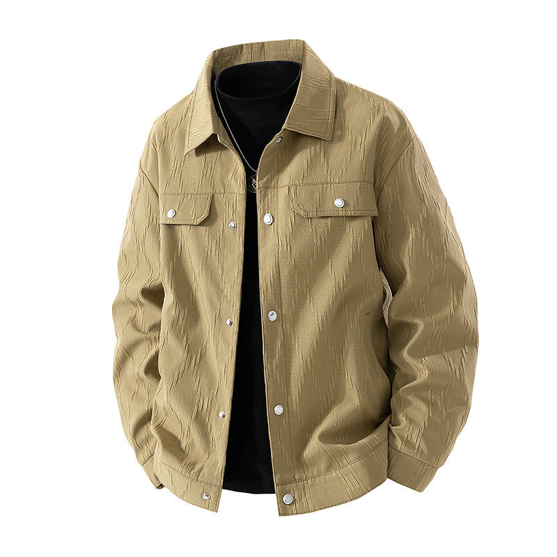 Herren Modische Jacke mit strukturiertem Gewebe Nord Taschen