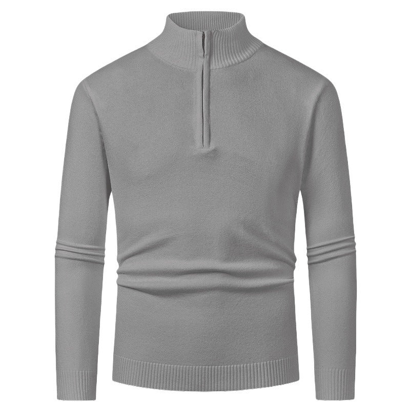 Eleganter Merino Komfort Pullover Damen Reißverschluss Moderne Strickware