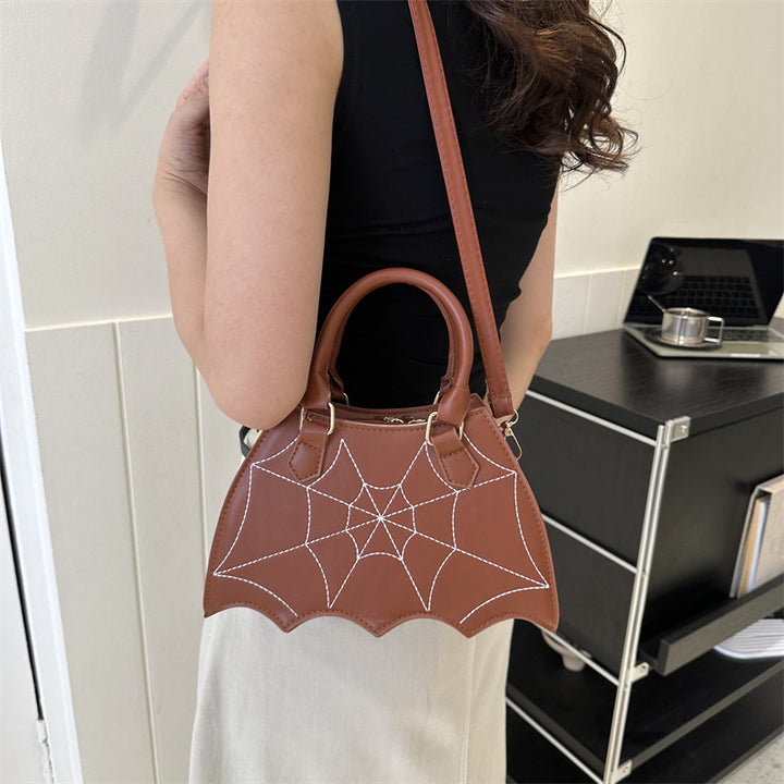Damen kreative Umhängetasche im Spinnennetz-Design Nord Taschen