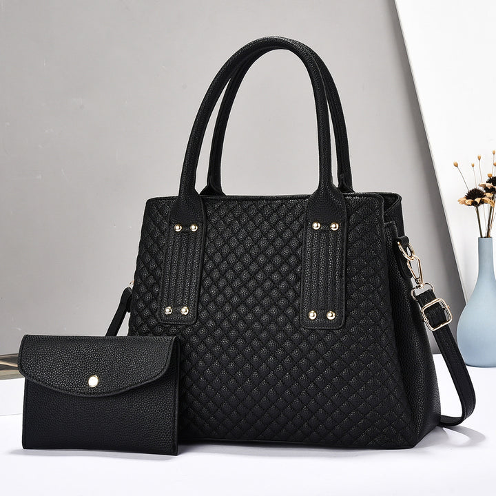 Damen elegante Handtasche mit praktischer abnehmbarer Clutch Nord Taschen
