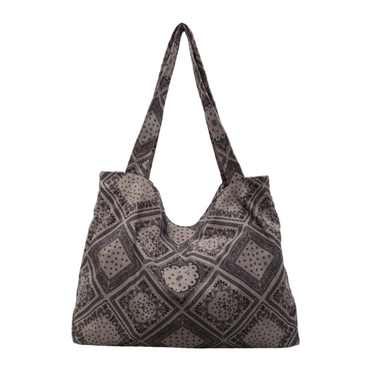 Damen trendige Hobo-Tasche aus strukturiertem Material mit Leopardenmuster Nord Taschen