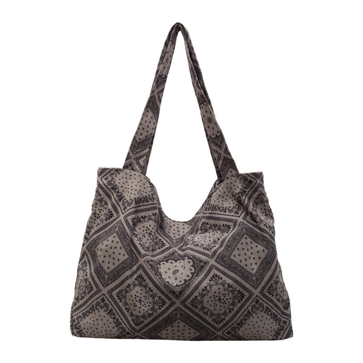 Damen trendige Hobo-Tasche aus strukturiertem Material mit Leopardenmuster Nord Taschen