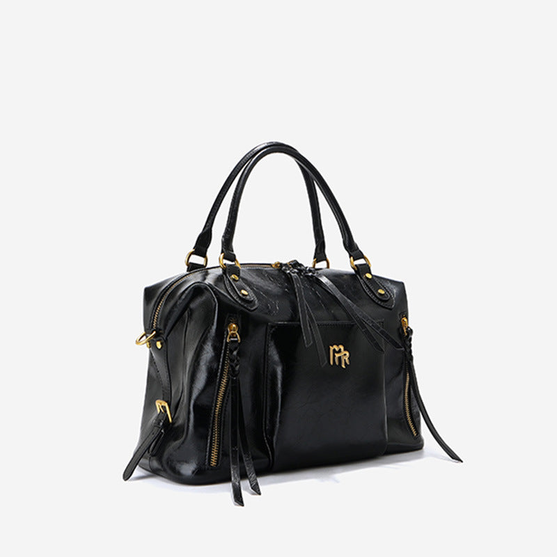 Damen elegante Handtasche mit goldenen Details Nord Taschen