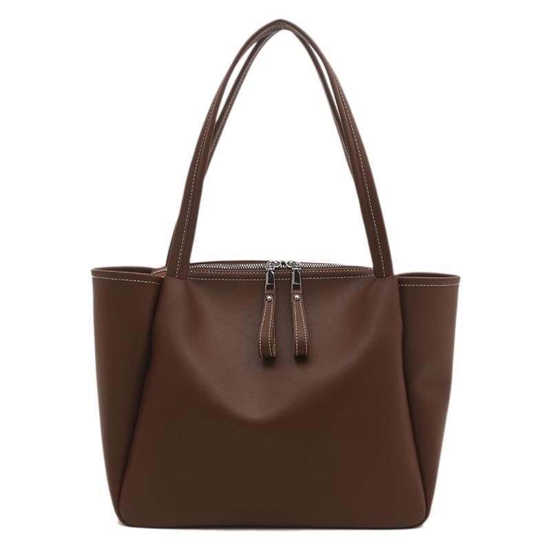 Damen elegante Schultertasche mit praktischem Reißverschluss Nord Taschen