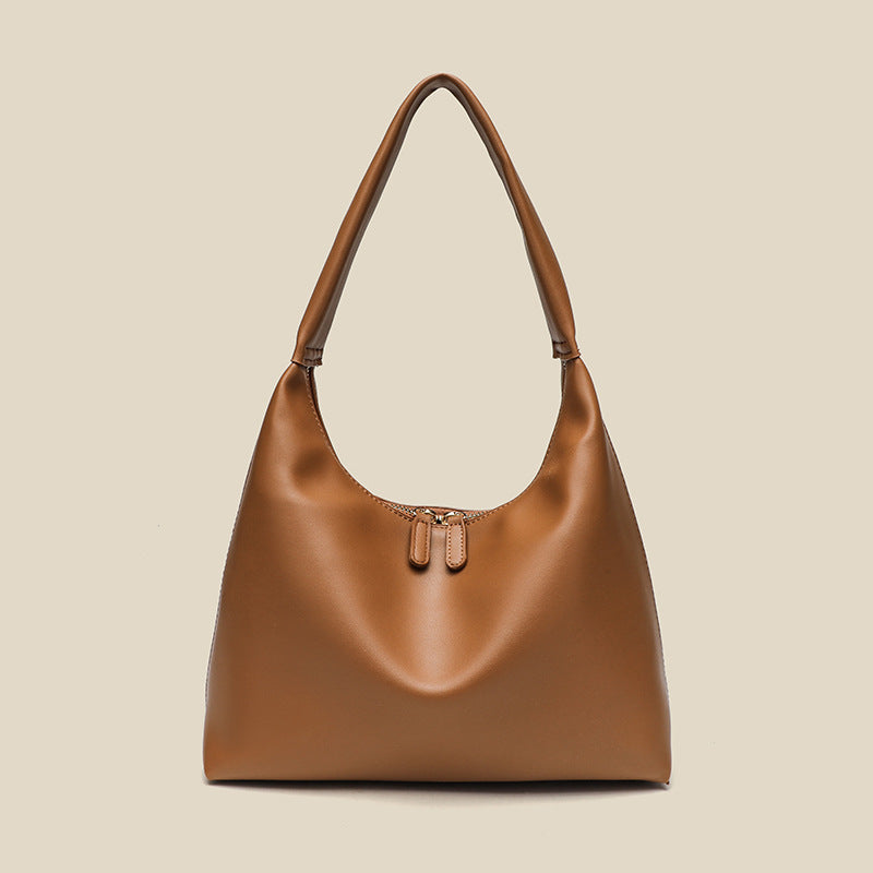 Damen Hobo-Tasche mit luxuriösem, geschmeidigem Kunstleder und stilvollem Reißverschluss Nord Taschen
