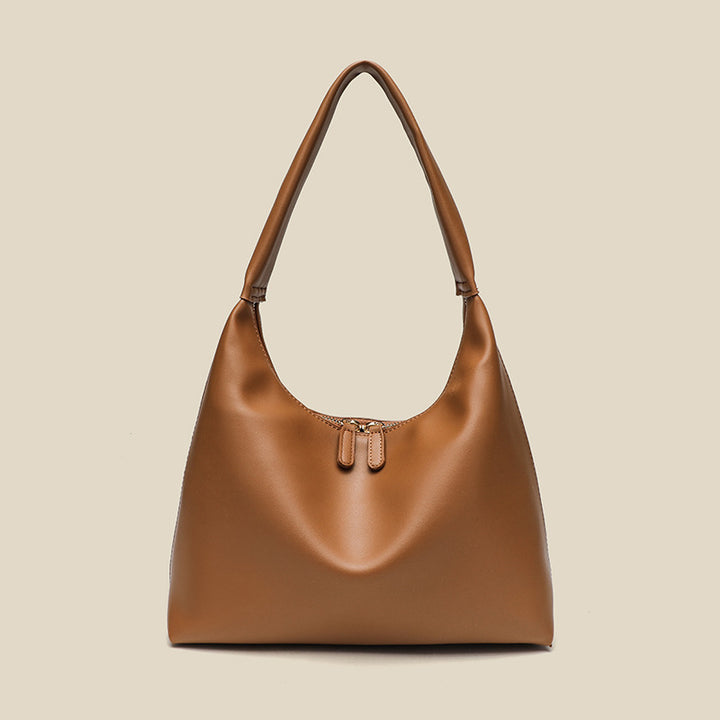 Damen Hobo-Tasche mit luxuriösem, geschmeidigem Kunstleder und stilvollem Reißverschluss Nord Taschen