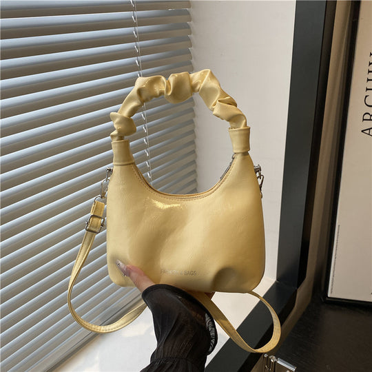 Damen modische Handtasche mit gerafftem Tragegriff Nord Taschen