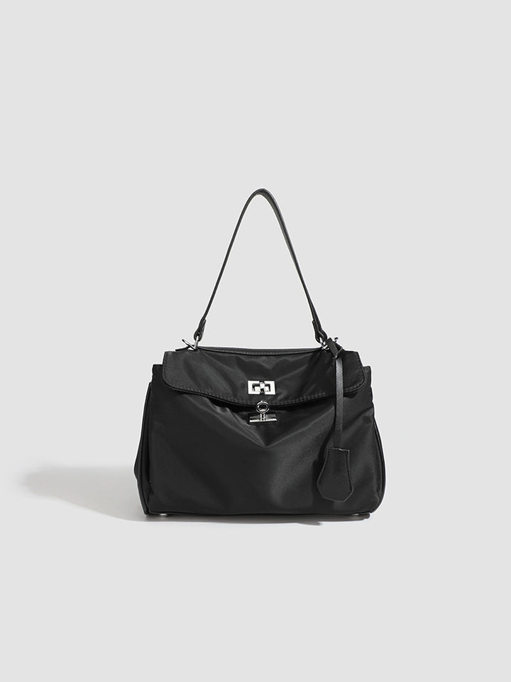 Damen Schultertasche mit eleganter Klappenoptik und praktischen Innentaschen Nord Taschen