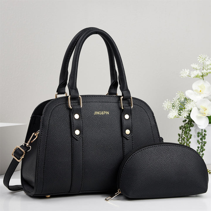 Damen Elegante Handtasche mit abnehmbarer Kosmetiktasche Nord Taschen