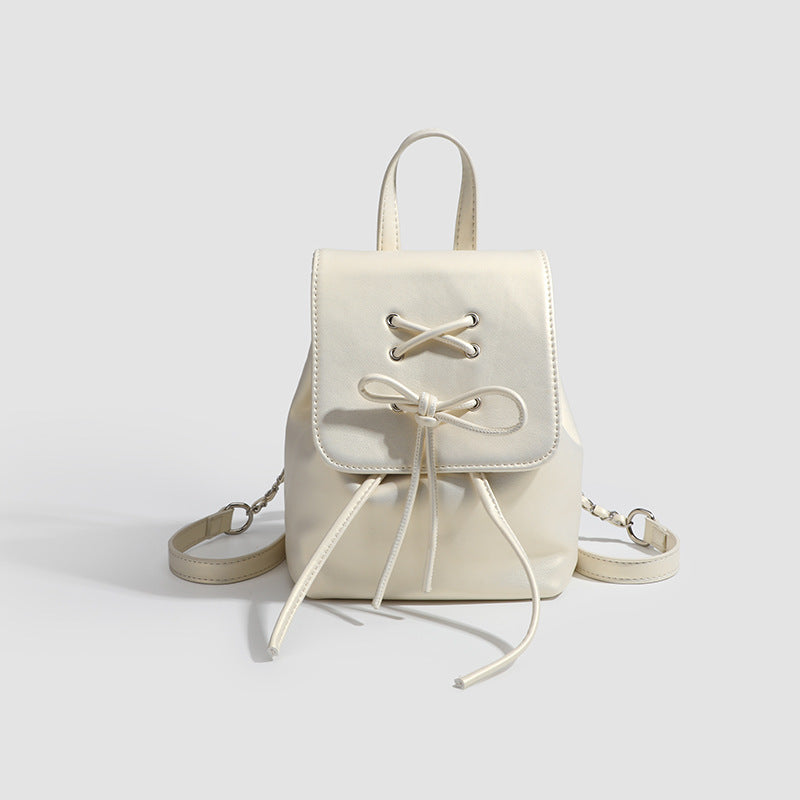 Damen Rucksack aus hochwertigem Kunstleder mit dekorativem Kordelzug Nord Taschen