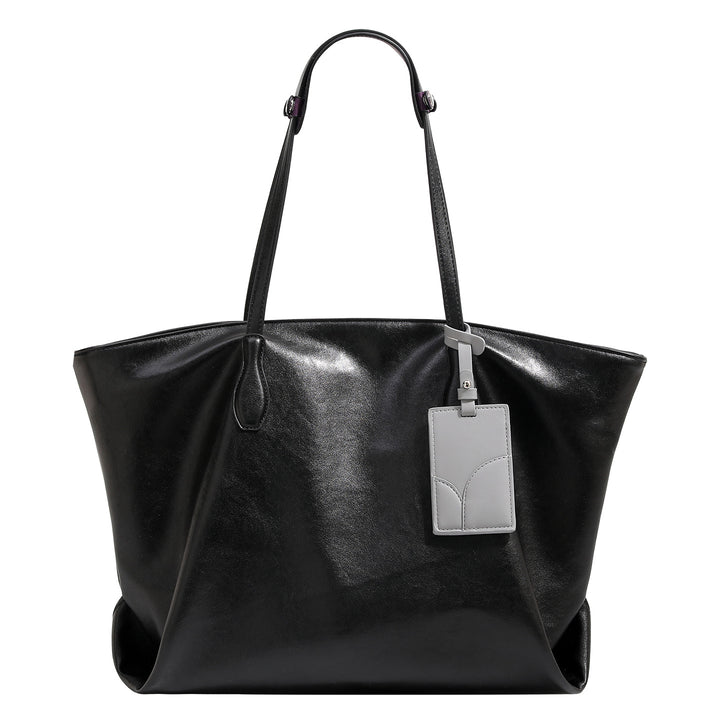 Damen hochwertige Tote-Tasche aus weichem Kunstleder mit strukturiertem Design Nord Taschen