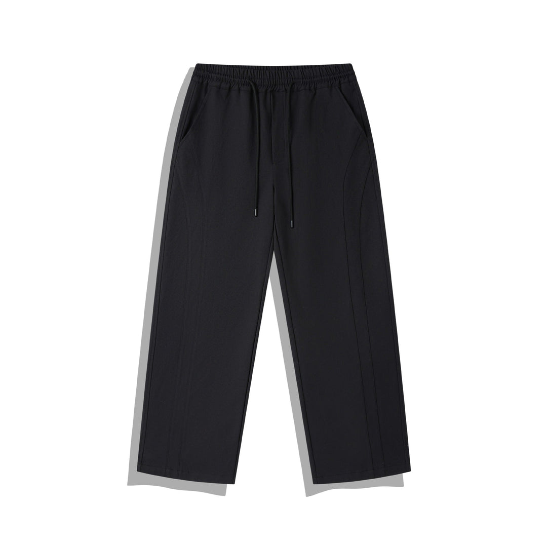 Damen Cropped-Hose im Relaxed-Fit mit Elastikbund, Tunnelzug und Ziersteppungen Nord Taschen