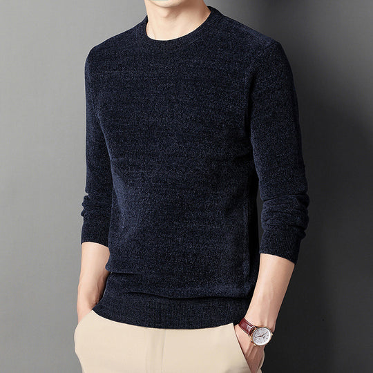Herren Feinstrick-Thermopullover mit Thermo-Fleece-Innenfutter und schmaler Passform Nord Taschen