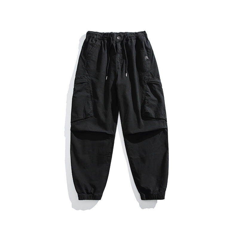 Herren Loose‑Fit Utility‑Cargohose mit Tunnelzugbund, Kniepaneelen und großen Klappentaschen Nord Taschen