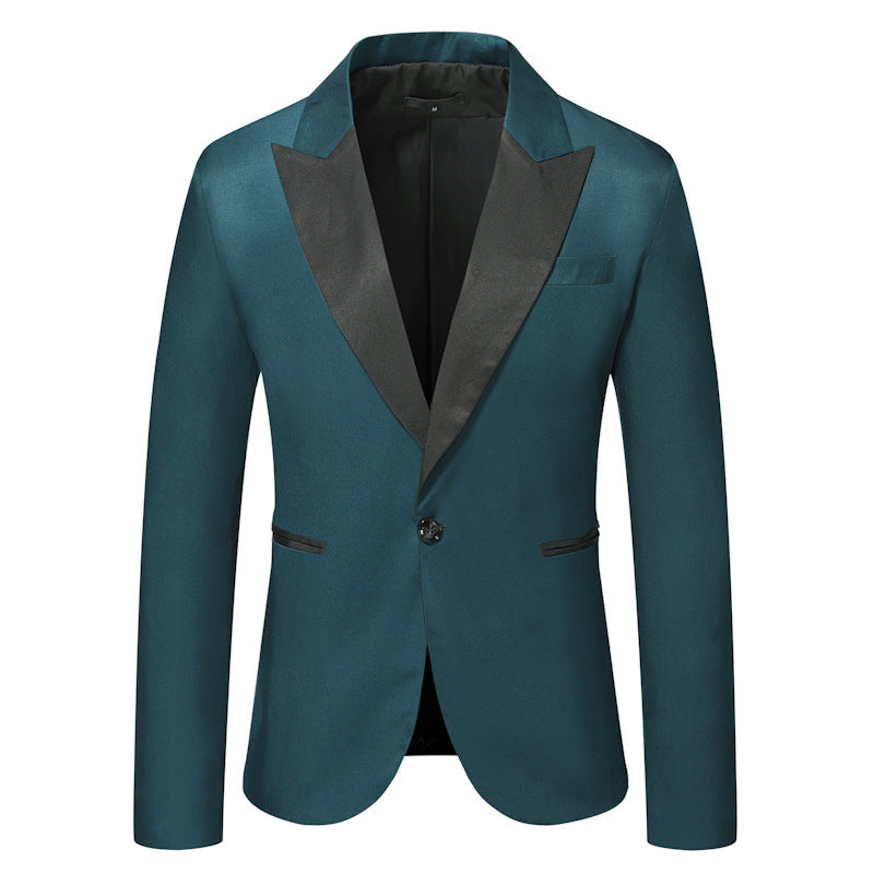 Herren Eleganter Smoking-Blazer mit klassischem Revers und zeitlosem Design