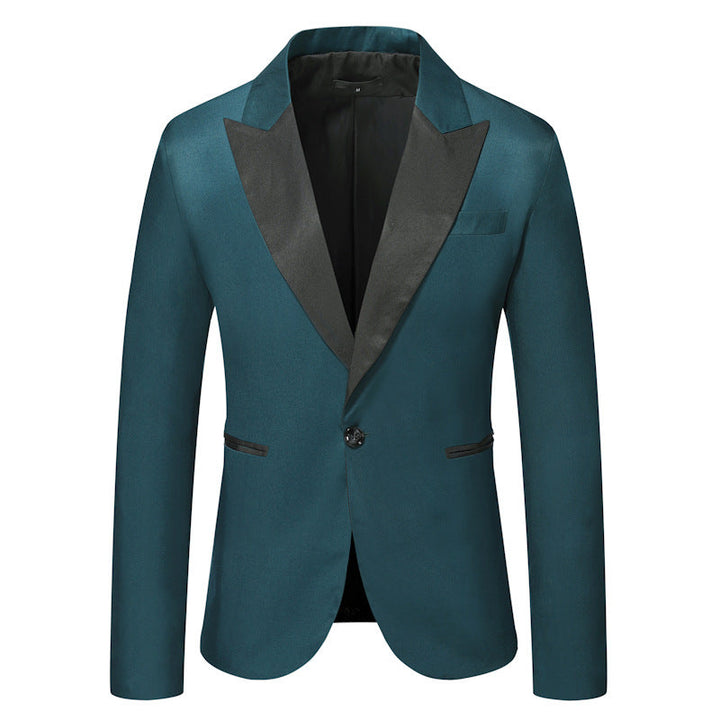 Herren Eleganter Smoking-Blazer mit klassischem Revers und zeitlosem Design