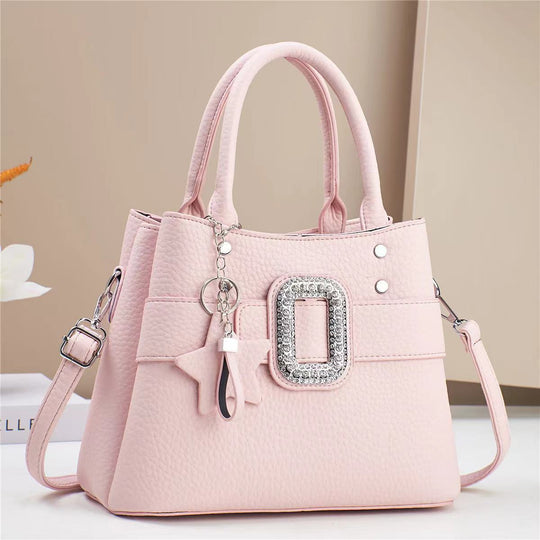 Damen Designer-Umhängetasche mit trendy Schmuckdetails und abnehmbarem Schulterriemen Nord Taschen