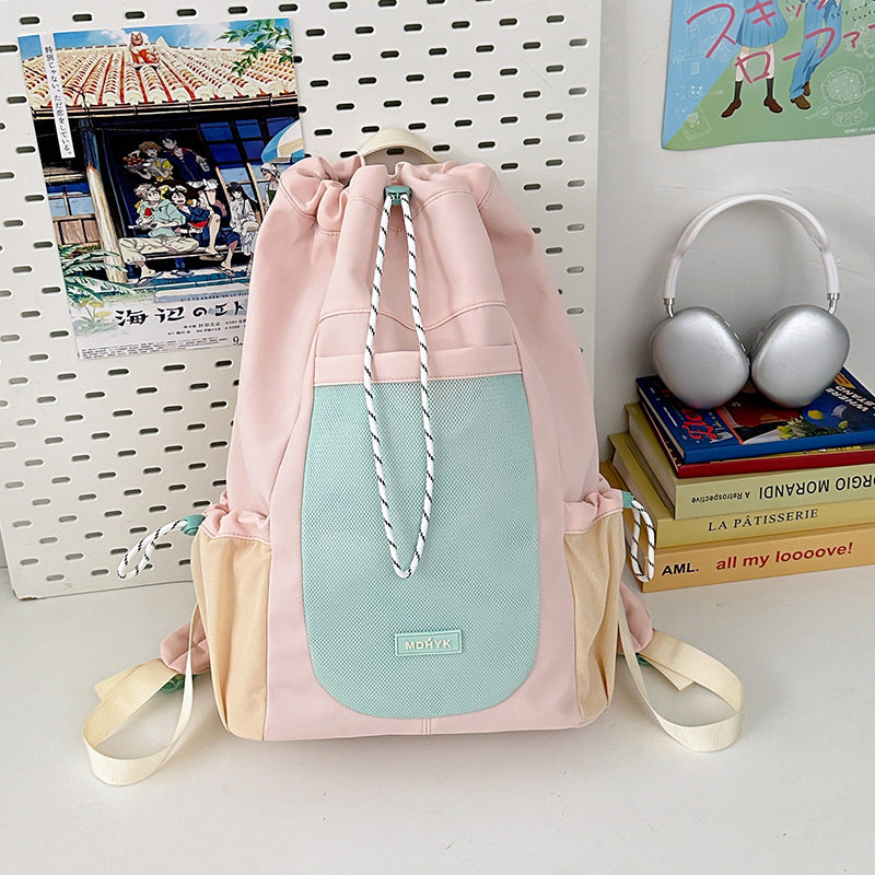 Damen Freizeit-Rucksack mit innovativem Kordelzug und praktischen Netzfächern Nord Taschen