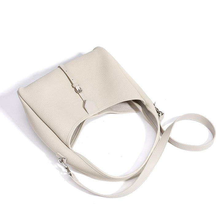 Damen luxuriöse Hobo-Handtasche mit edlem Leder und verstellbarem Tragegurt Nord Taschen