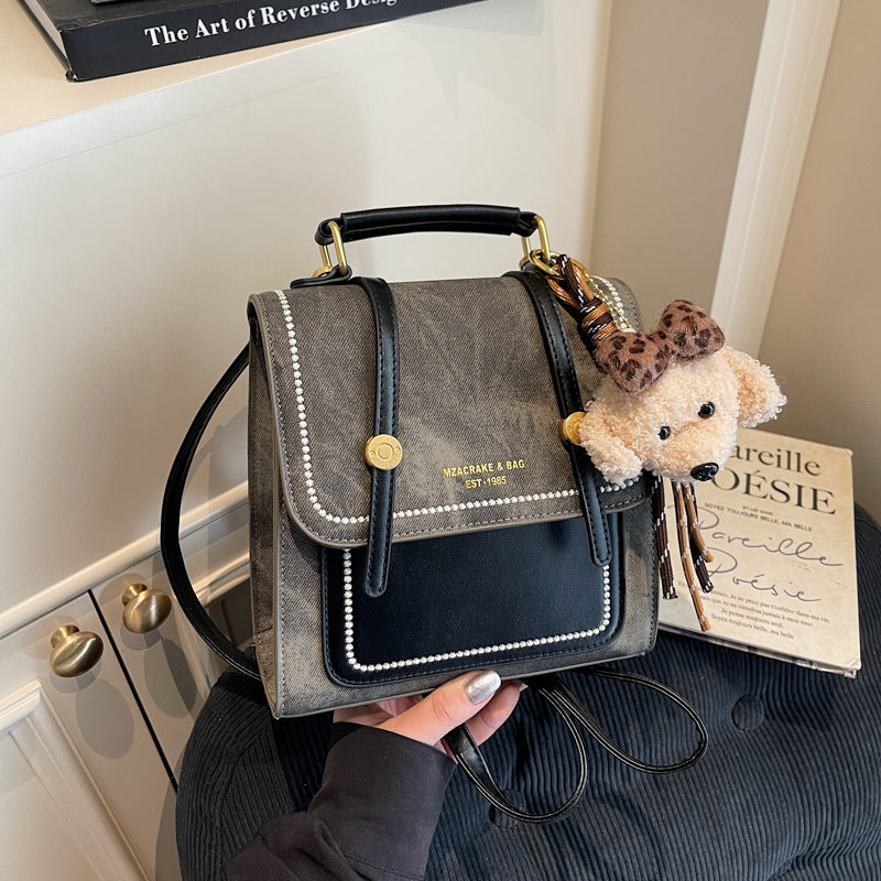 Damen modische Rucksacktasche mit abnehmbarem Anhänger Nord Taschen