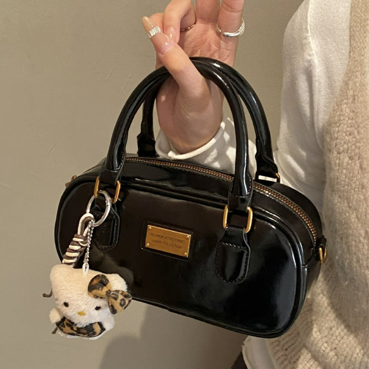 Damen elegante Handtasche mit abnehmbarem Anhänger Nord Taschen