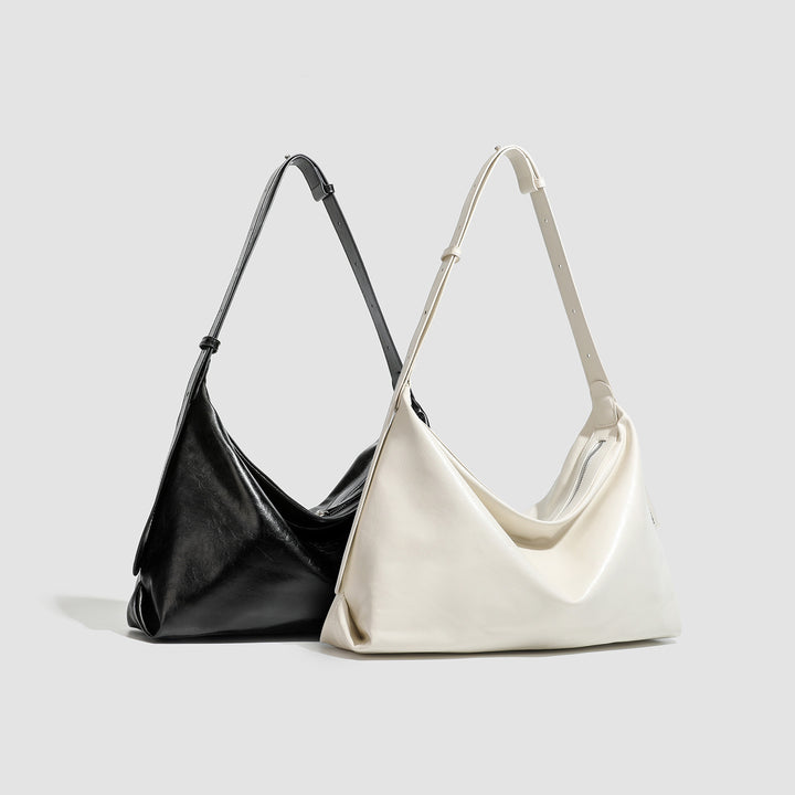 Damen Hobo-Tasche mit elegantem Kordelzug und strukturiertem Kunstleder Nord Taschen