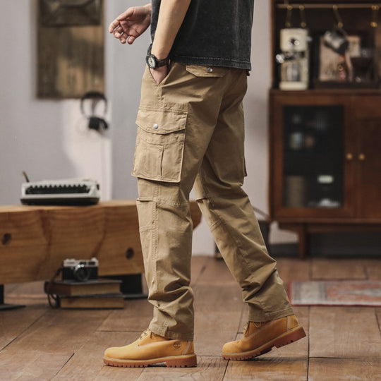 Herren Technische Cargohose mit geradem Schnitt, verstärkten Knien & Mehrfachtaschen Nord Taschen