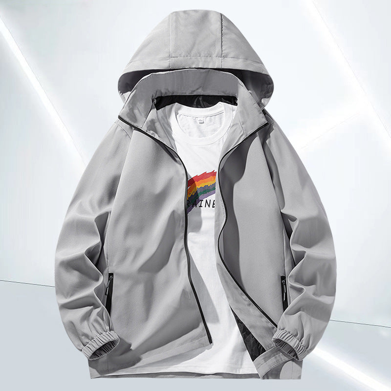 Unisex Minimalistische Softshell-Hoodie mit wasserabweisender Beschichtung, Kapuze & verdeckten Reißverschlusstaschen Nord Taschen