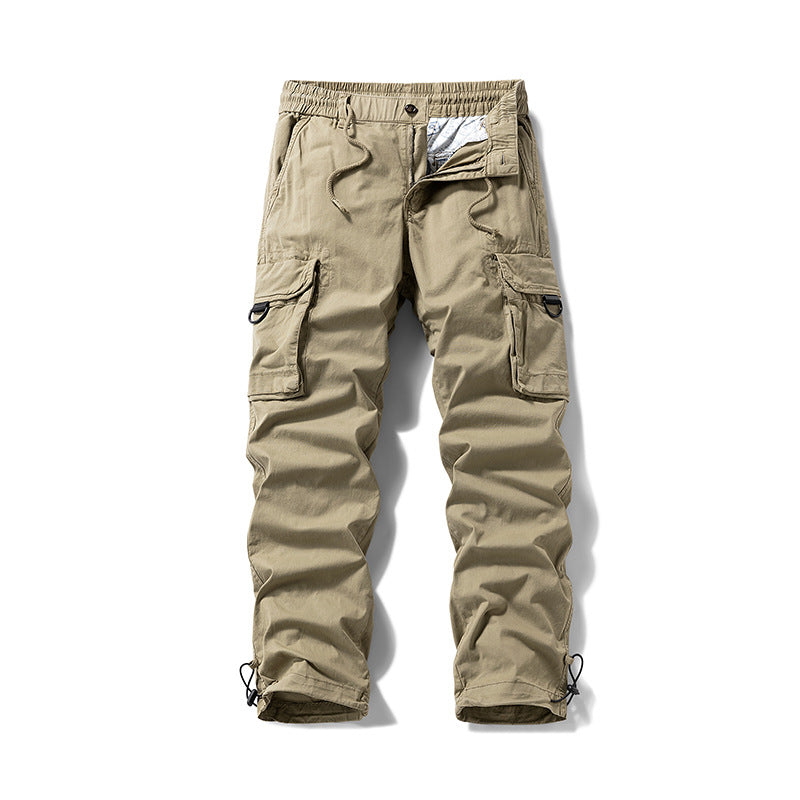 Herren Multifunktionale Cargohose mit Tunnelzugbund, Klappentaschen und verstellbaren Beinabschlüssen Nord Taschen