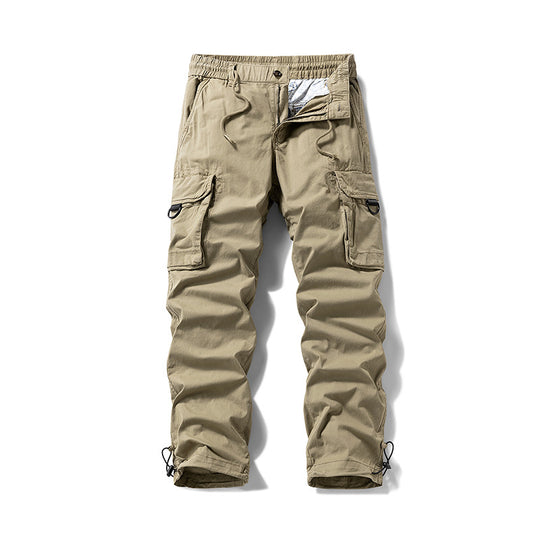 Herren Multifunktionale Cargohose mit Tunnelzugbund, Klappentaschen und verstellbaren Beinabschlüssen Nord Taschen