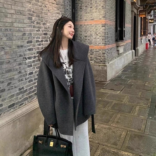 Klassische Gefütterte Winterjacke Damen