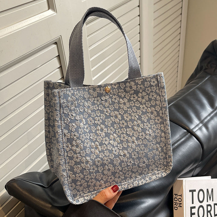 Damen trendige Stofftasche mit floralem Design Nord Taschen
