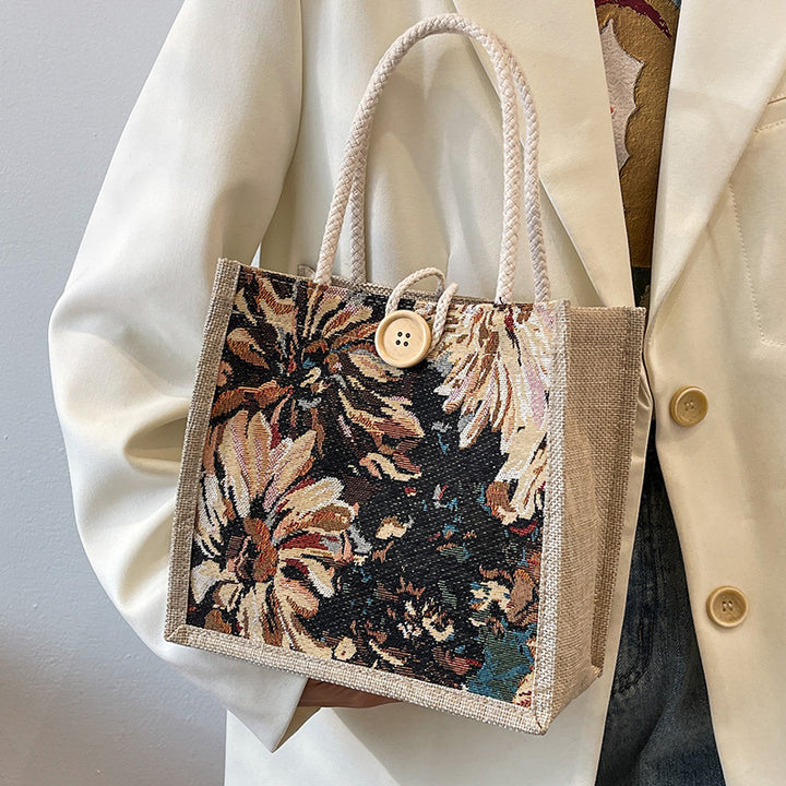 Damen elegante und handgefertigte Baumwolltasche Nord Taschen