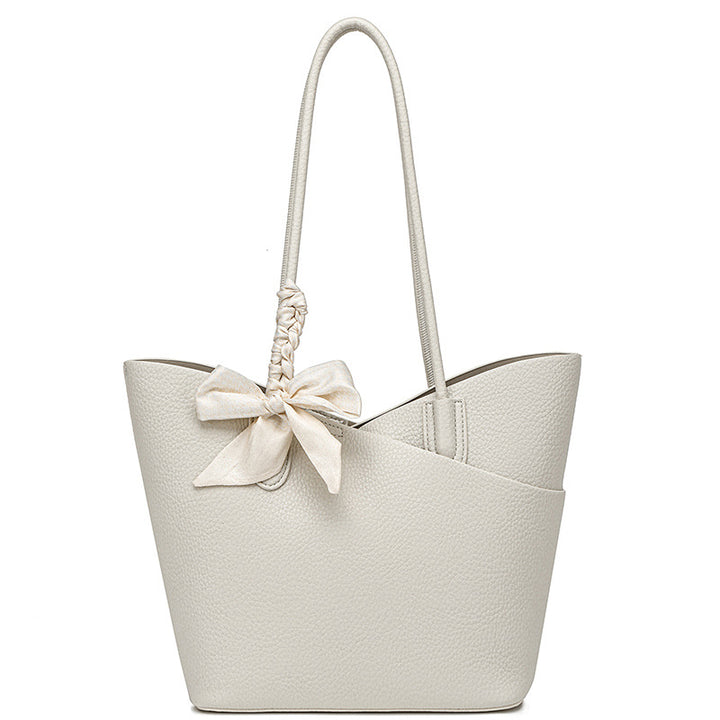 Damen Shopper-Tasche mit verspieltem Schleifenakzent und elegantem Design Nord Taschen